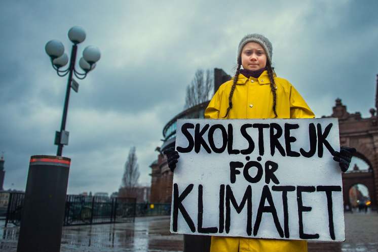 Greta Thunberg in Stockholm