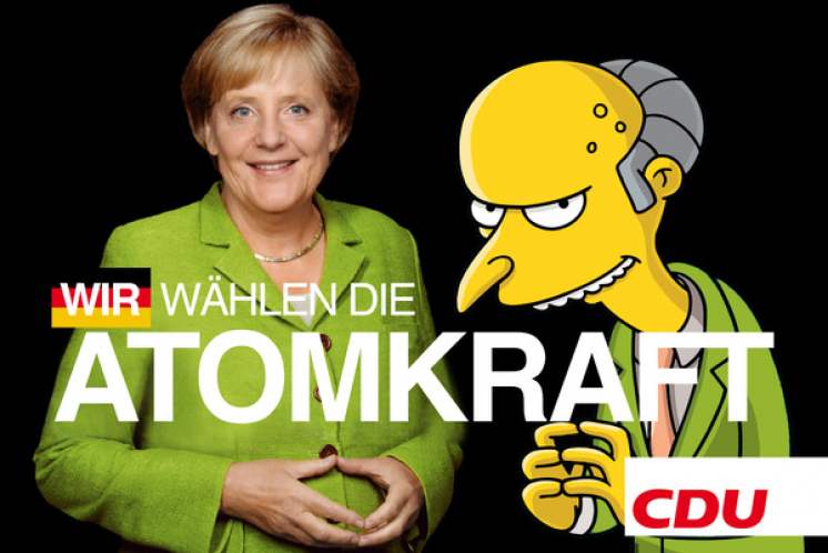 CDU Merkel 2009: Wir wählen die Atomkraft